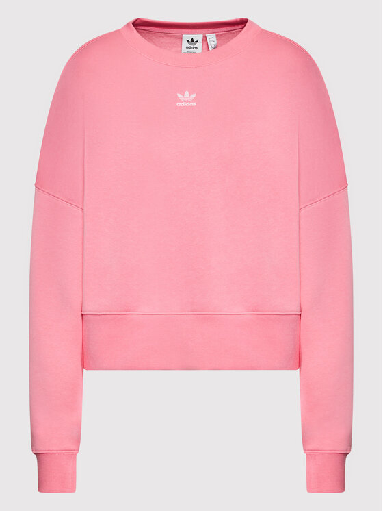 adidas adidas Bluza adicolor Essentials HJ7870 Różowy Relaxed Fit