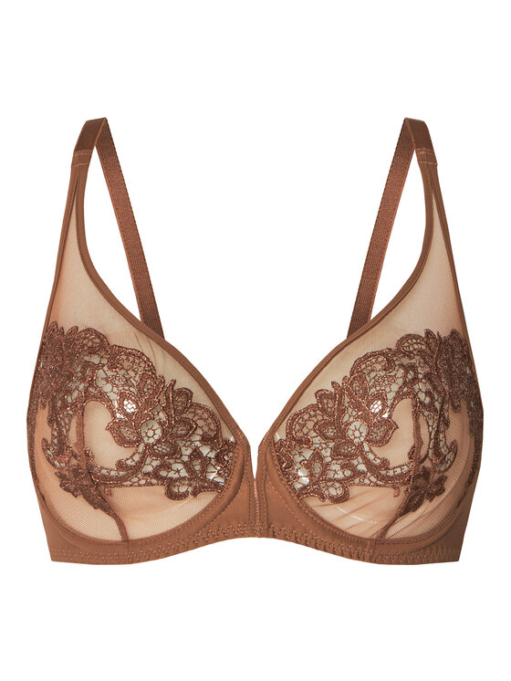 Simone Pérèle Simone Pérèle Sutien cu armătură Saga 15C319 Maro