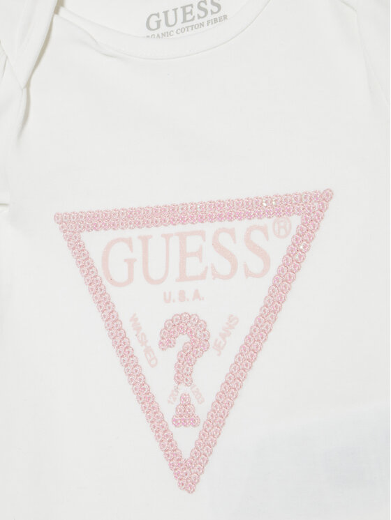 Guess Guess Σετ μπλουζάκι και παντελόνι S5RG06 KAN04 Λευκό