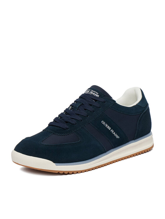 Guess Jeans Guess Jeans Sneakersy EO-DELAND-01 WE Granatowy