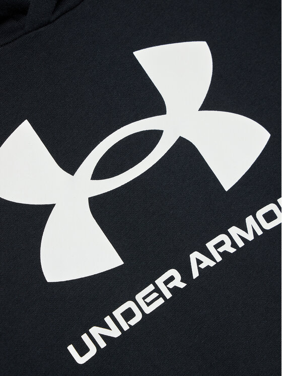 Under Armour Under Armour Pulóver Ua Rival Fleece Big Logo 1357585 Fekete Loose Fit