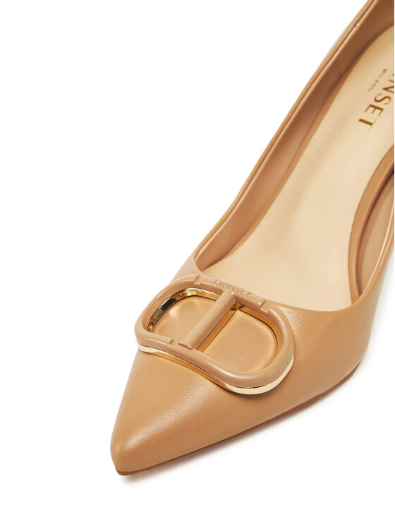 TWINSET TWINSET Štikle 251TCP060 Smeđa