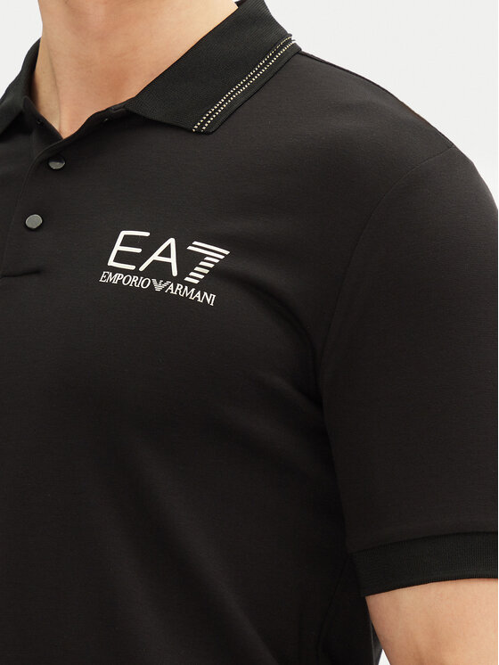 EA7 Emporio Armani EA7 Emporio Armani Polo 7M000300 AF13739 UC001 Crna Slim Fit