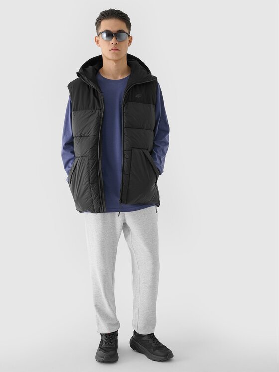 4F 4F Longsleeve 4FRAW24TLONM507-32S Blu scuro Oversize