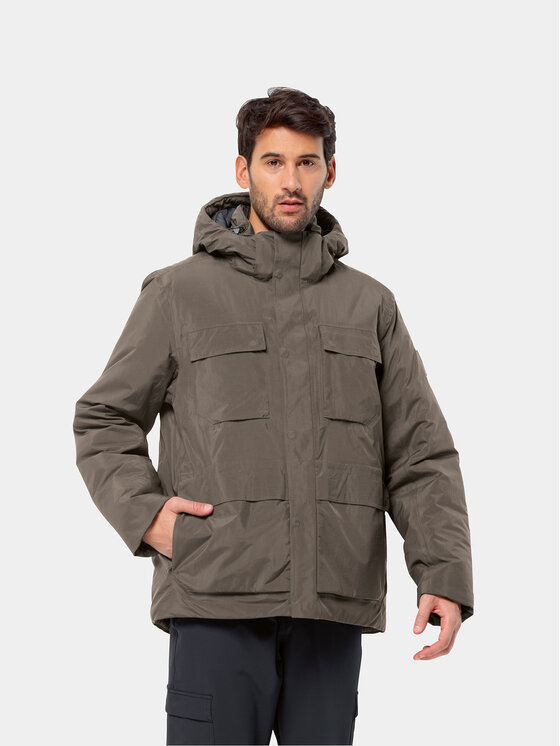 Jack Wolfskin Jack Wolfskin Зимно яке Textor Utility Jkt 1116101 Кафяв Regular Fit