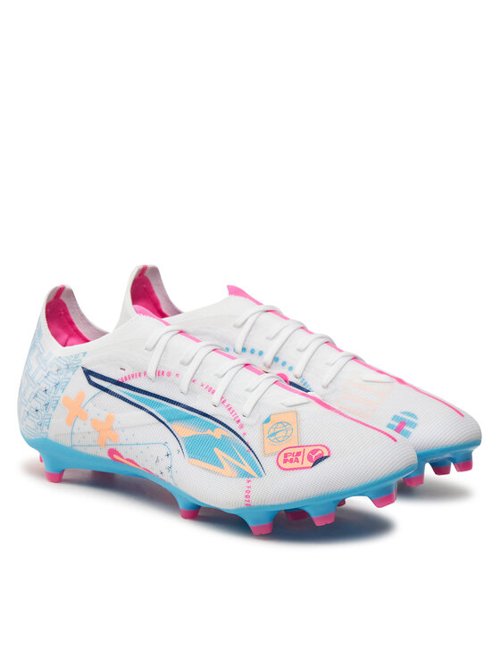 Puma Puma Buty do piłki nożnej ULTRA 5 MATCH VOL. UP FG/AG 108064 01 Biały
