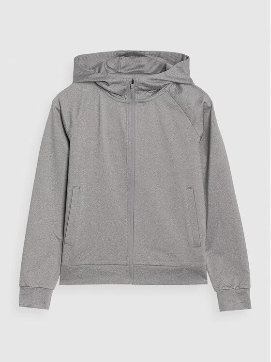 4F 4F Bluza techniczna 4FJWSS25TFSWM557-27M Szary Regular Fit