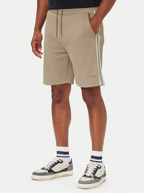 Guess Спортни шорти Z6YD05 K5008 Зелен Regular Fit