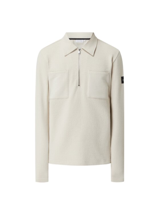 Calvin Klein Calvin Klein Mikina SOFT STRUCTURED Béžová Regular Fit