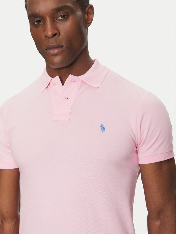 Polo Ralph Lauren Polo Ralph Lauren Polo majica Core Replen 710795080 Roza Slim Fit