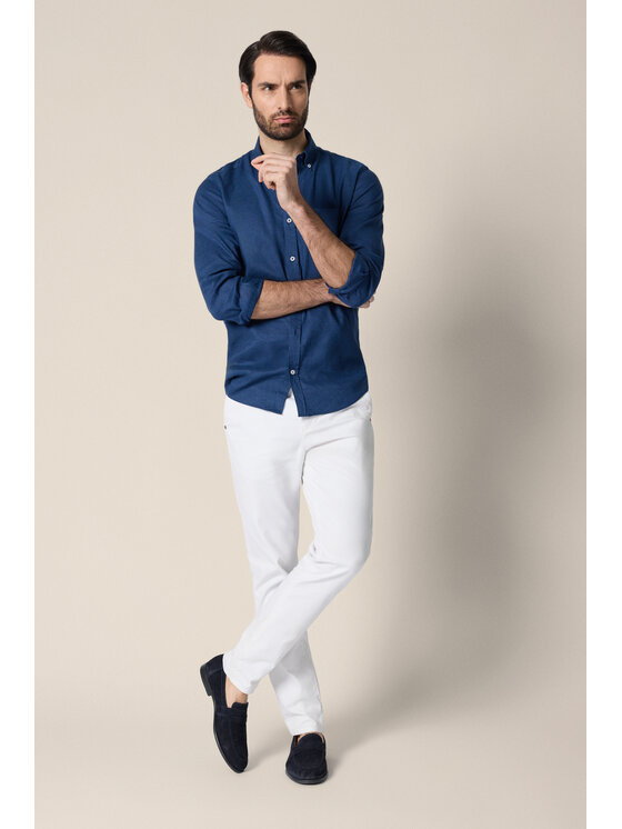 Lancerto Lancerto Koszula Orosia KO073126000039 Granatowy Regular Fit