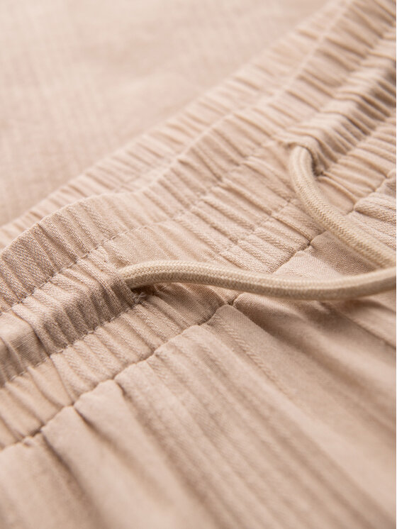 Ombre Ombre Spodnie materiałowe OM-PACP-0312 Brązowy Regular Fit