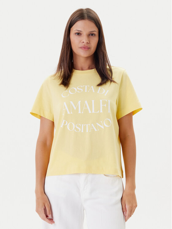 Vero Moda Vero Moda Tricou Sonna 10327143 Galben Regular Fit