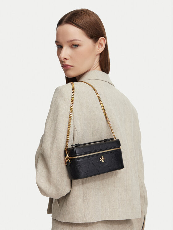 Tory Burch Tory Burch Geantă Charlie Quilted East-West 186036 Negru