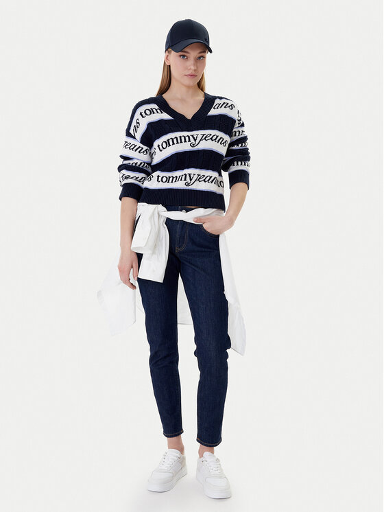 Tommy Jeans Tommy Jeans Farmer Lucy DW0DW22432 Sötétkék Slim Fit