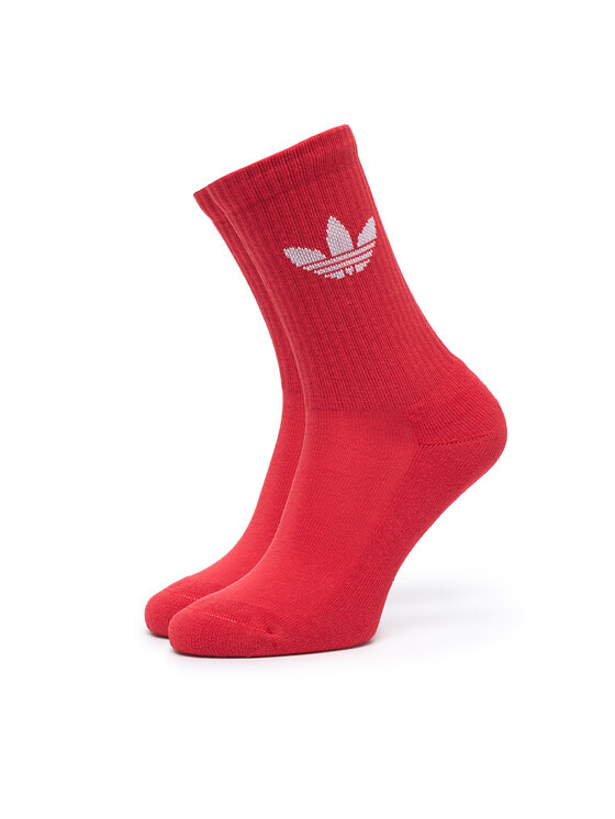 adidas adidas Dolge nogavice Trefoil Crew Socks Cushion IX5275 Pisana