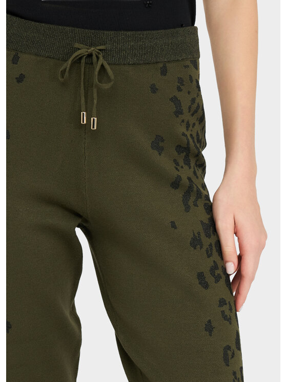 Liu Jo Liu Jo Pantaloni di tessuto TF5174MS49IA4350 Verde Regular Fit