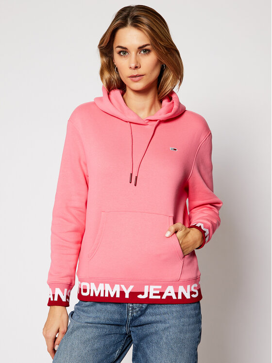 Tommy Jeans Džemperis Tjw Branded DW0DW08980 Rožinė Loose Fit • Modivo.lt