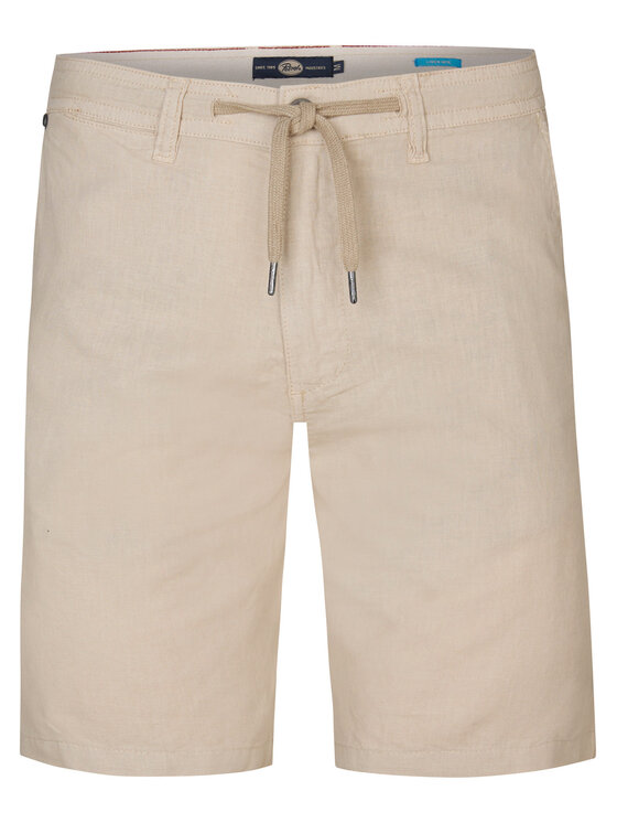 Petrol Industries Petrol Industries Шорти з тканини M-1050-SHO538 Бежевий Slim Fit