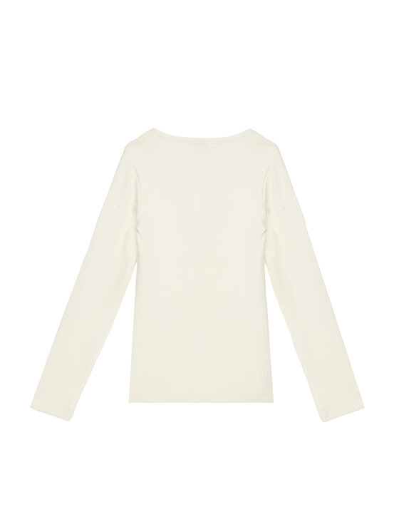Guess Guess Blūze J5YP02 KBCO2 Écru Regular Fit