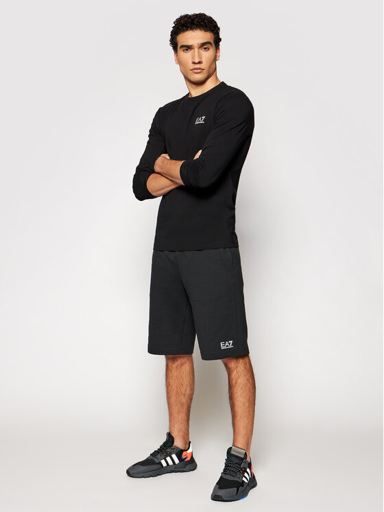 EA7 Emporio Armani EA7 Emporio Armani Športne kratke hlače 8NPS02 PJ05Z 1200 Črna Regular Fit