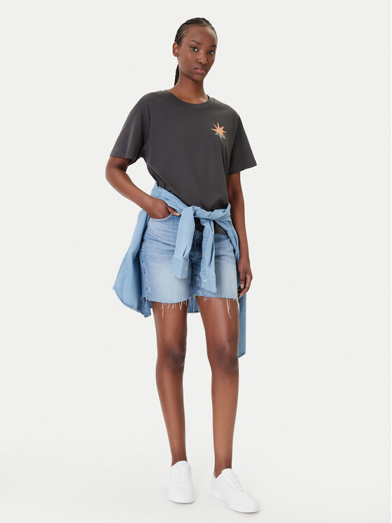 RVCA RVCA T-Shirt Pegasus EVJZT00165 Μαύρο Easy Fit