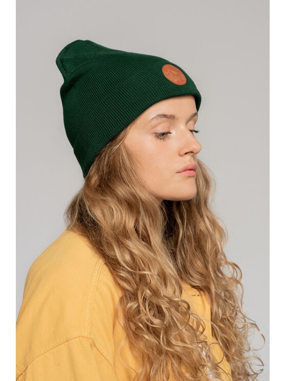 Kabak Kabak Czapka klasyczna beanie Zielony