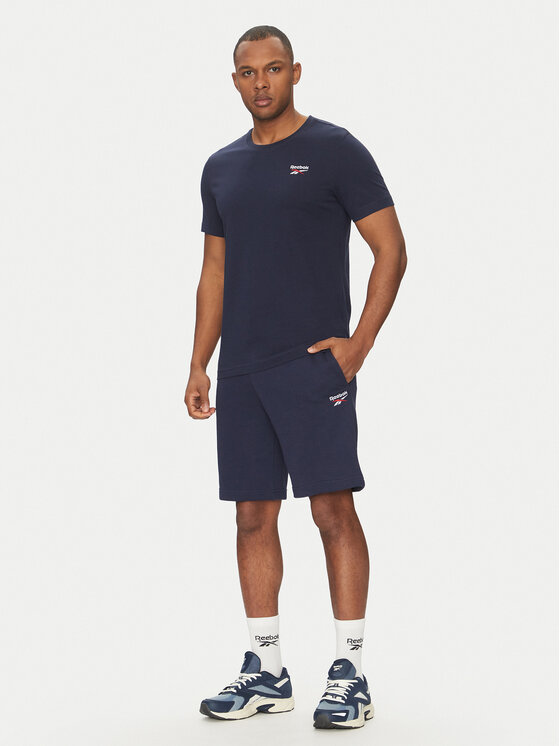Reebok Reebok Póló 100059647 Sötétkék Regular Fit