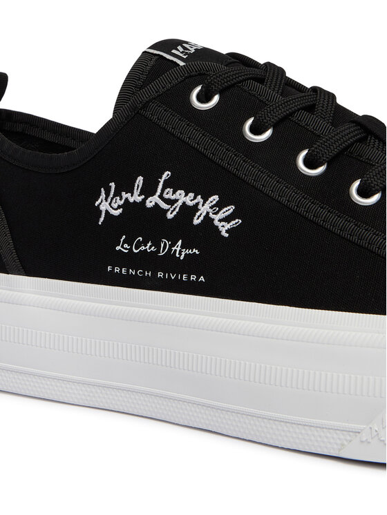 KARL LAGERFELD KARL LAGERFELD Tenisice Kampus Max V KL50523 Crna