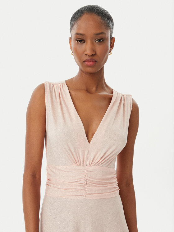 Rinascimento Rinascimento Vakarinė suknelė CFC0122393003 Rožinė Regular Fit