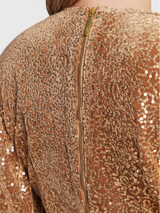 Closet London Closet London Abito da cocktail JD875 Marrone Regular Fit