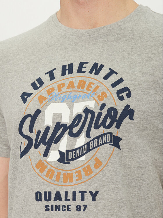 Blend Blend T-Shirt 20717758 Šedá Regular Fit