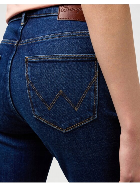 Wrangler Wrangler Jeansy Straight 658 Niebieski Straight Fit