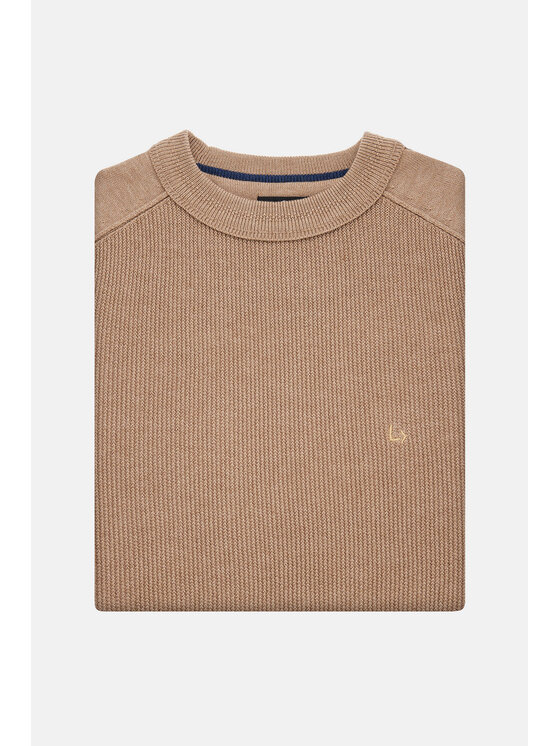 Lancerto Lancerto Sweter Andrei SW073223000098 Beżowy Regular Fit