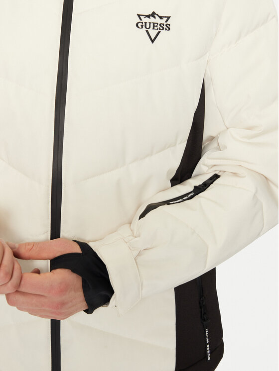 Guess Guess Skijacke M4PL3U WH0K0 Écru Regular Fit