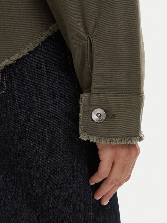 ONLY ONLY Преходно яке Elena 15232378 Зелен Regular Fit