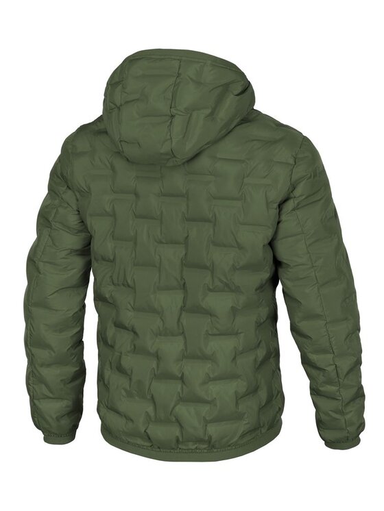 PITBULL PITBULL Kurtka zimowa Kurtka zimowa męska Firestone XL Zielony Regular Fit