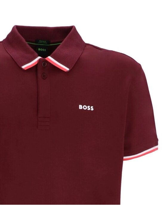 BOSS BOSS Polo 50538185-614 Czerwony Regular Fit