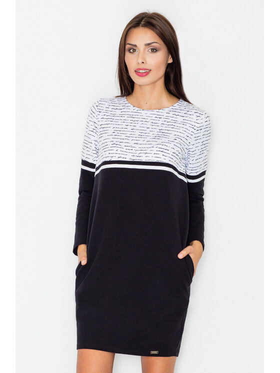 FIGL FIGL Sukienka M510 Kolorowy Regular Fit