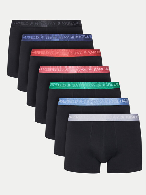 KARL LAGERFELD KARL LAGERFELD 7 db-os boxeralsó szett A1M47118 Fekete