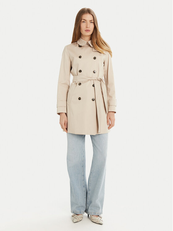 Marella Marella Tenchcoat Roseto 2513021021 Beige Regular Fit