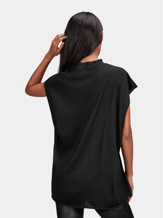 MADE BY SOCIETY MADE BY SOCIETY T-Shirt Tricou Le Quotidien - T27900 Czarny Basic Fit