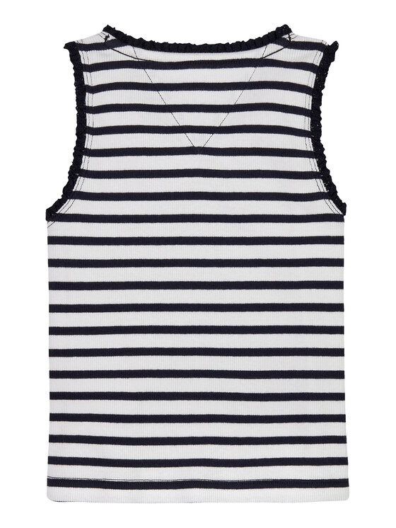 Tommy Hilfiger Tommy Hilfiger Top Essential KG0KG08588 D Granatowy Regular Fit