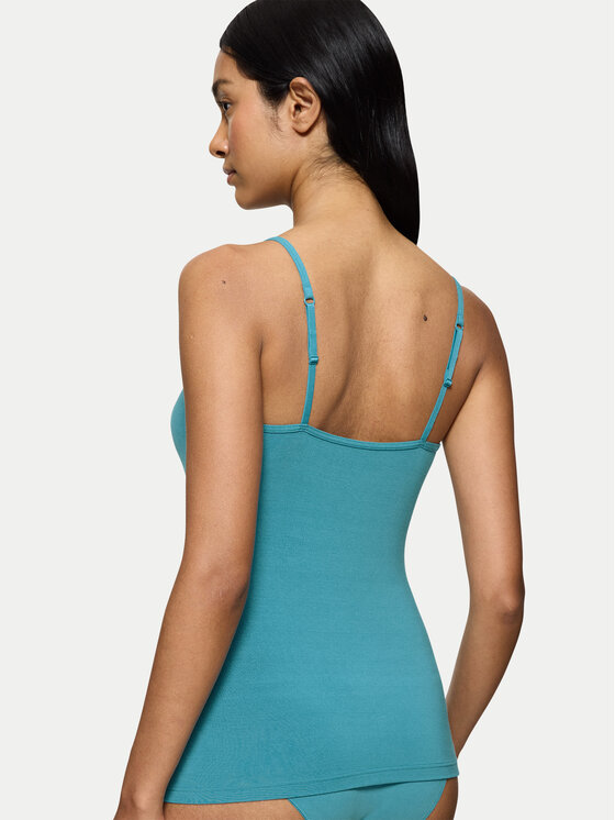 Triumph Triumph Top Feel Of Modal 10221654 Tyrkysová Slim Fit