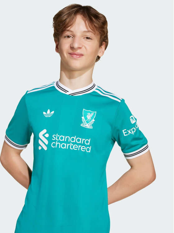 adidas adidas Koszulka techniczna Liverpool FC 25/26 Third Jersey Zielony Regular Fit