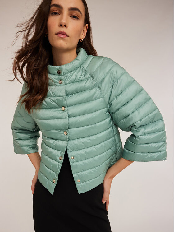 Motivi Motivi Giubbotto piumino F099W100080N015 Turchese Flared Fit