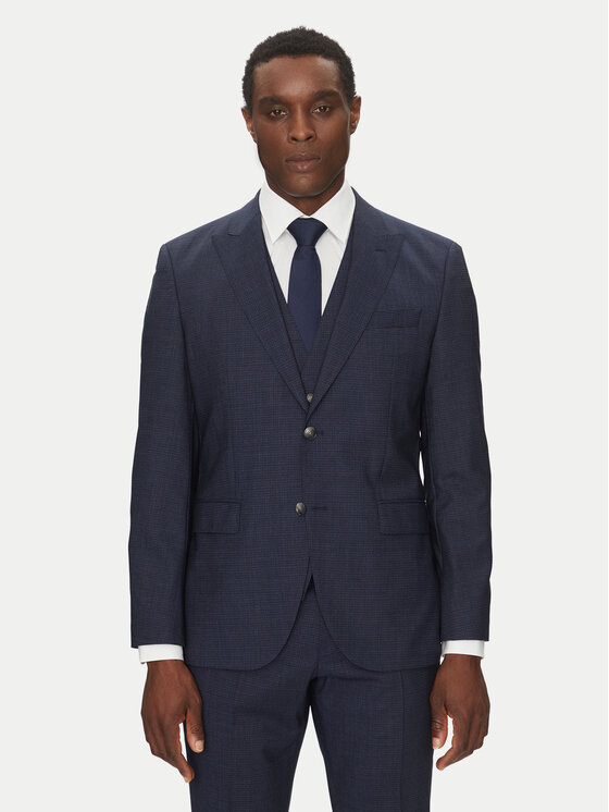 BOSS BOSS Oblek Jeckson 50540768 Tmavomodrá Regular Fit