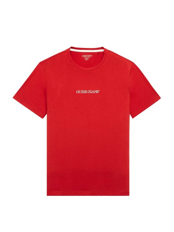 Guess Jeans Guess Jeans T-shirt 165543 Rosso Classic Fit