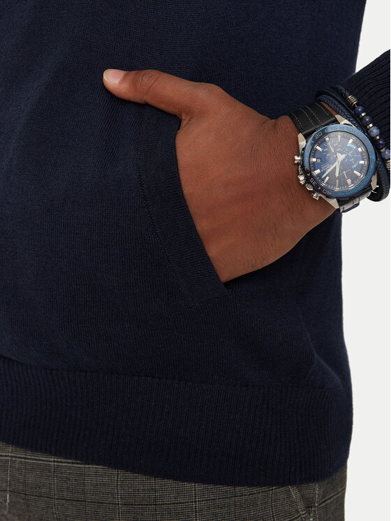 Guess Guess Kardigan M4YR03 Z3052 Granatowy Regular Fit