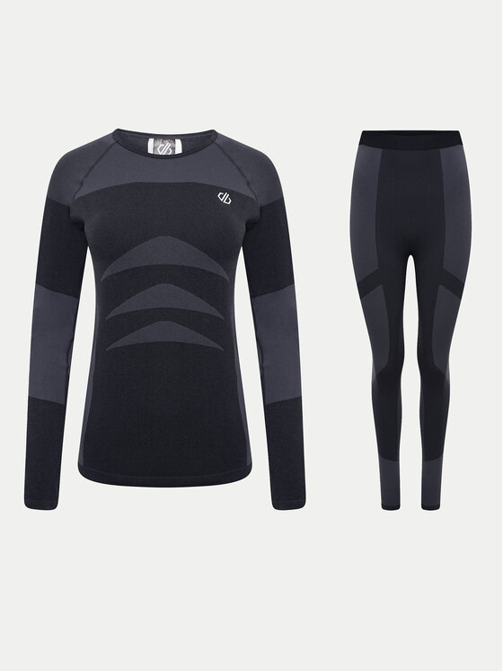 Dare2B Dare2B Komplet bielizny termoaktywnej In The Zone III Bl Se DWU415 Szary Slim Fit